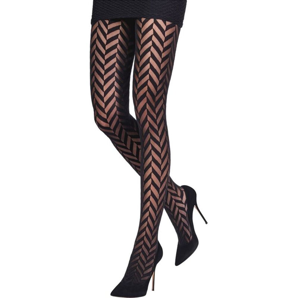 Emilio Cavallini Herringbone On 3D Tights